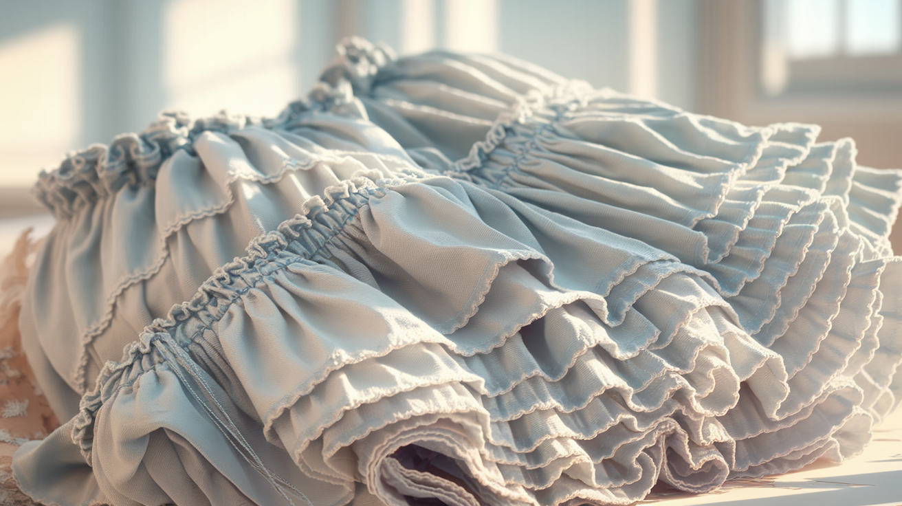 Layered Ruffle Skirt PDF Sewing Pattern For Beginners