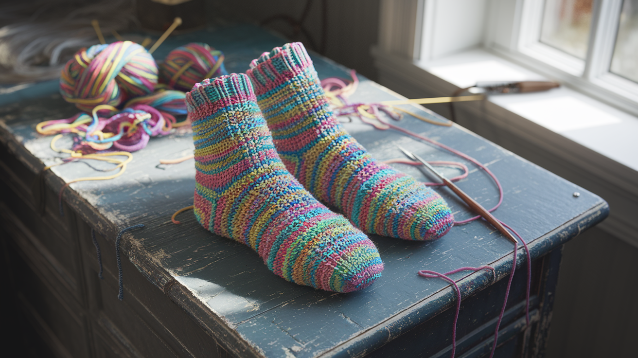 How To Knit Super Fun Colorwork Socks For Beginners