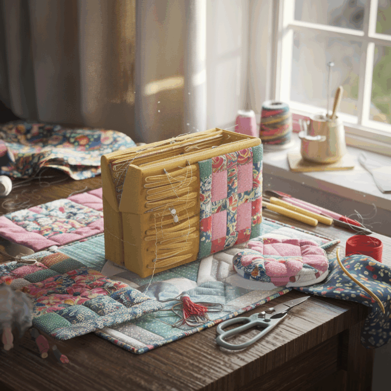 How To Turn A Macaroni Box Into A Quilted Purse With Simple DIY Steps