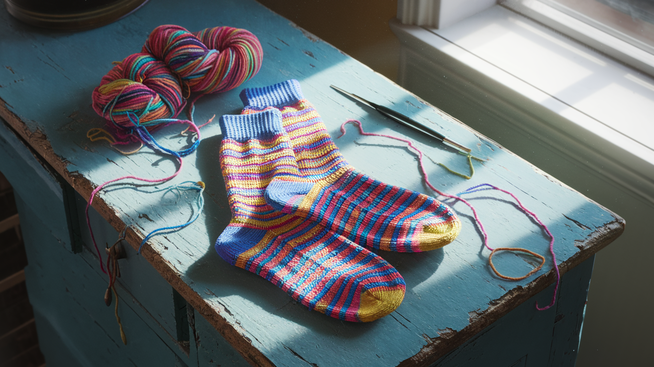 How To Knit Super Fun Colorwork Socks For Beginners