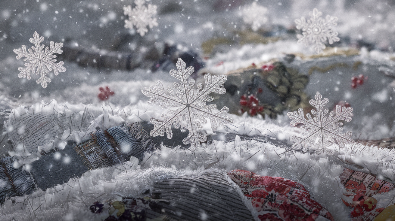 Snowflakes Falling On My Head Winter Quilt Pattern Tutorial