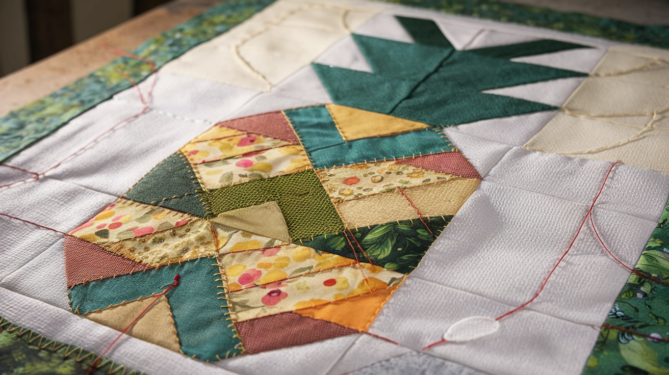 How To Make A Scrappy Pineapple Quilt Block