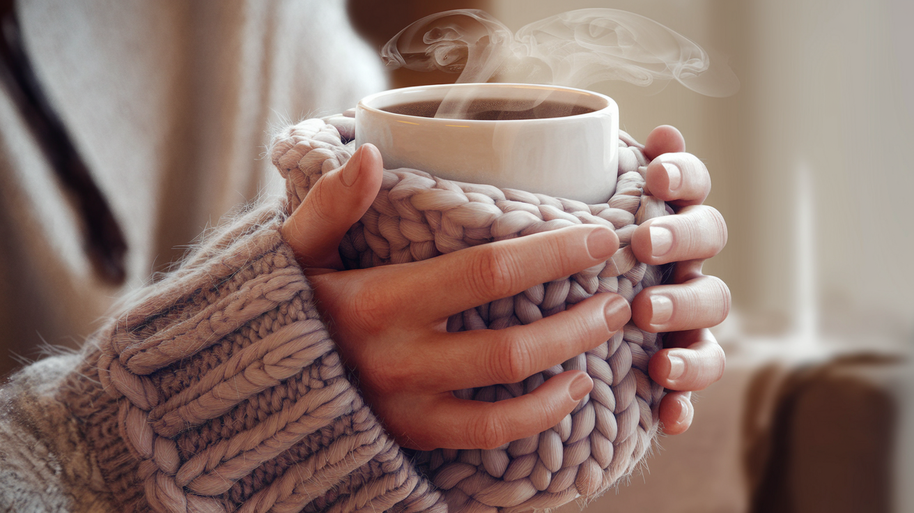 Easy Coffee Cozy Knitting Patterns For Beginners