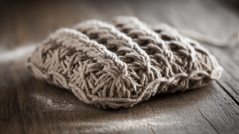 How To Knit A Linen Stitch Hot Pad