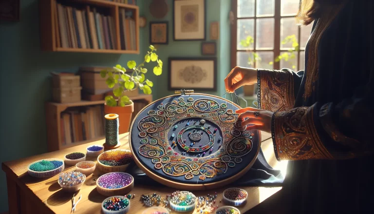 Embroidery With Beads Sparks Joy And Creativity