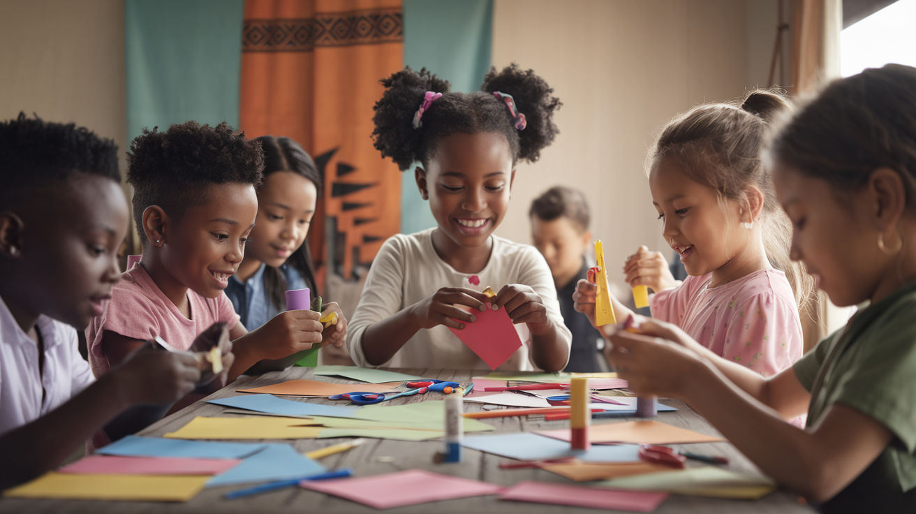 Learning About Angola Through Kids Craft Activities