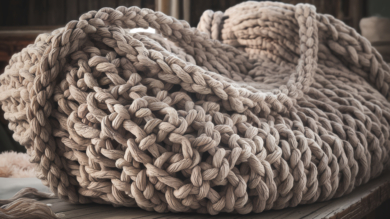 Json Crochet A Large Bag With Jumbo Yarn Easy