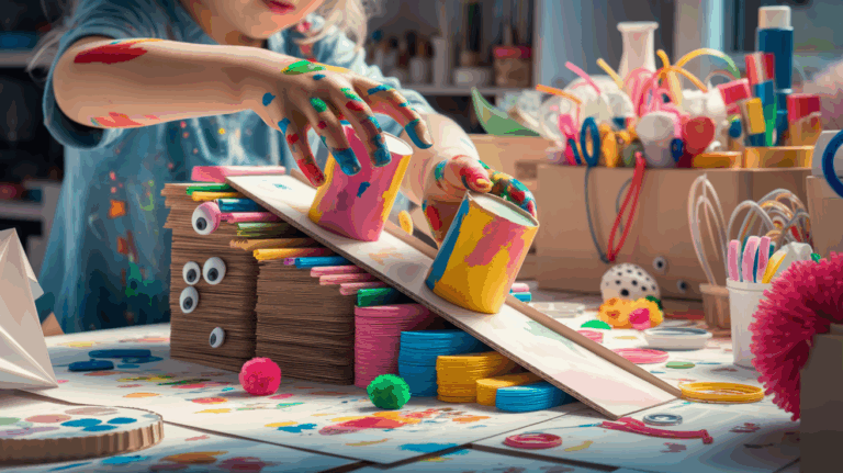 How To Create Ball Rolling Crafts For Kids