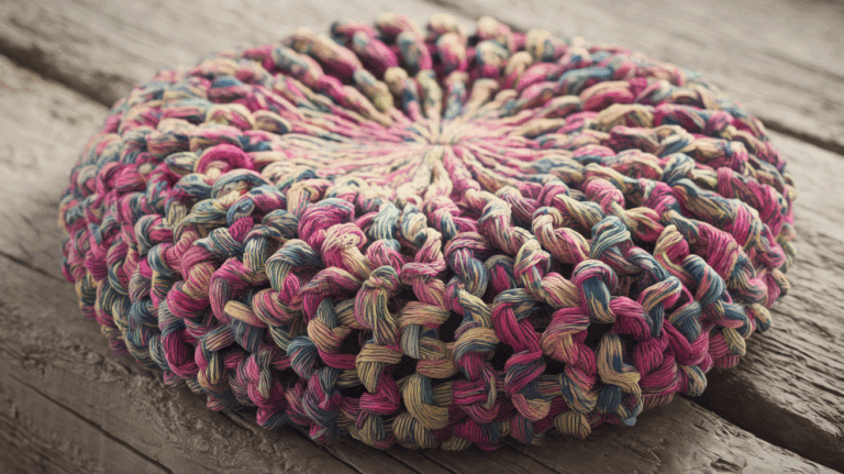 Free Hourglass Beanie Crochet Pattern Using Hand Dyed Yarn