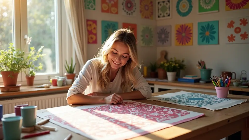 Stenciling Craft Kits Bring Joyful Creativity to Your Home