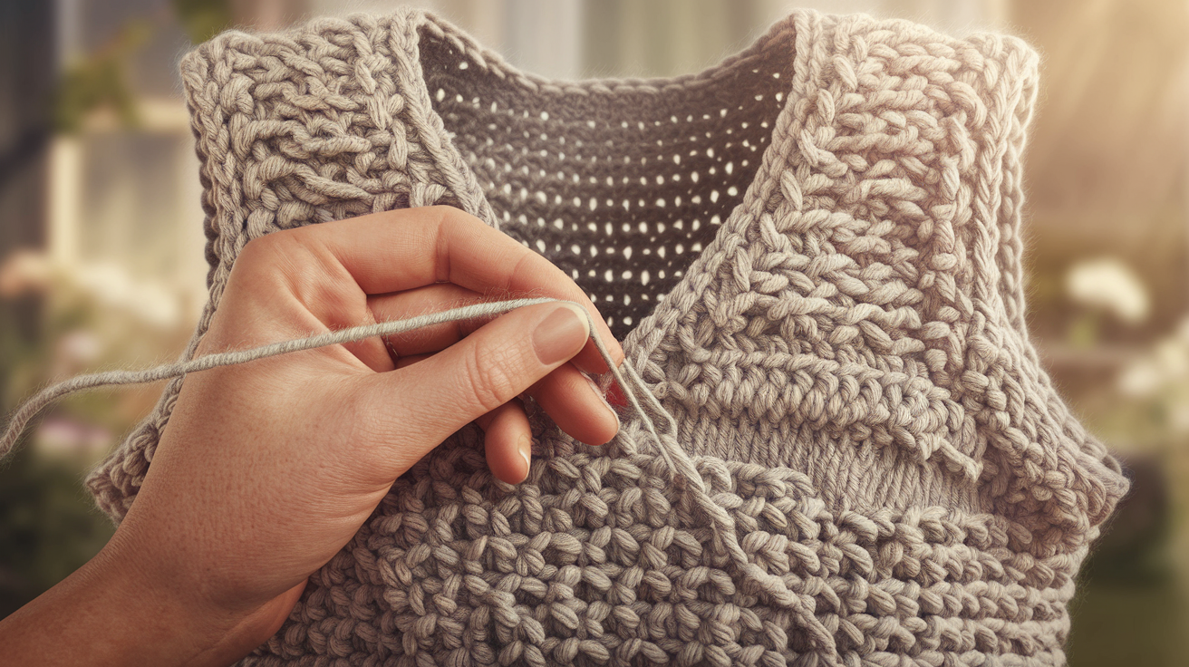 How To Crochet Agnes Sweater Vest Retro Cottagecore Pattern