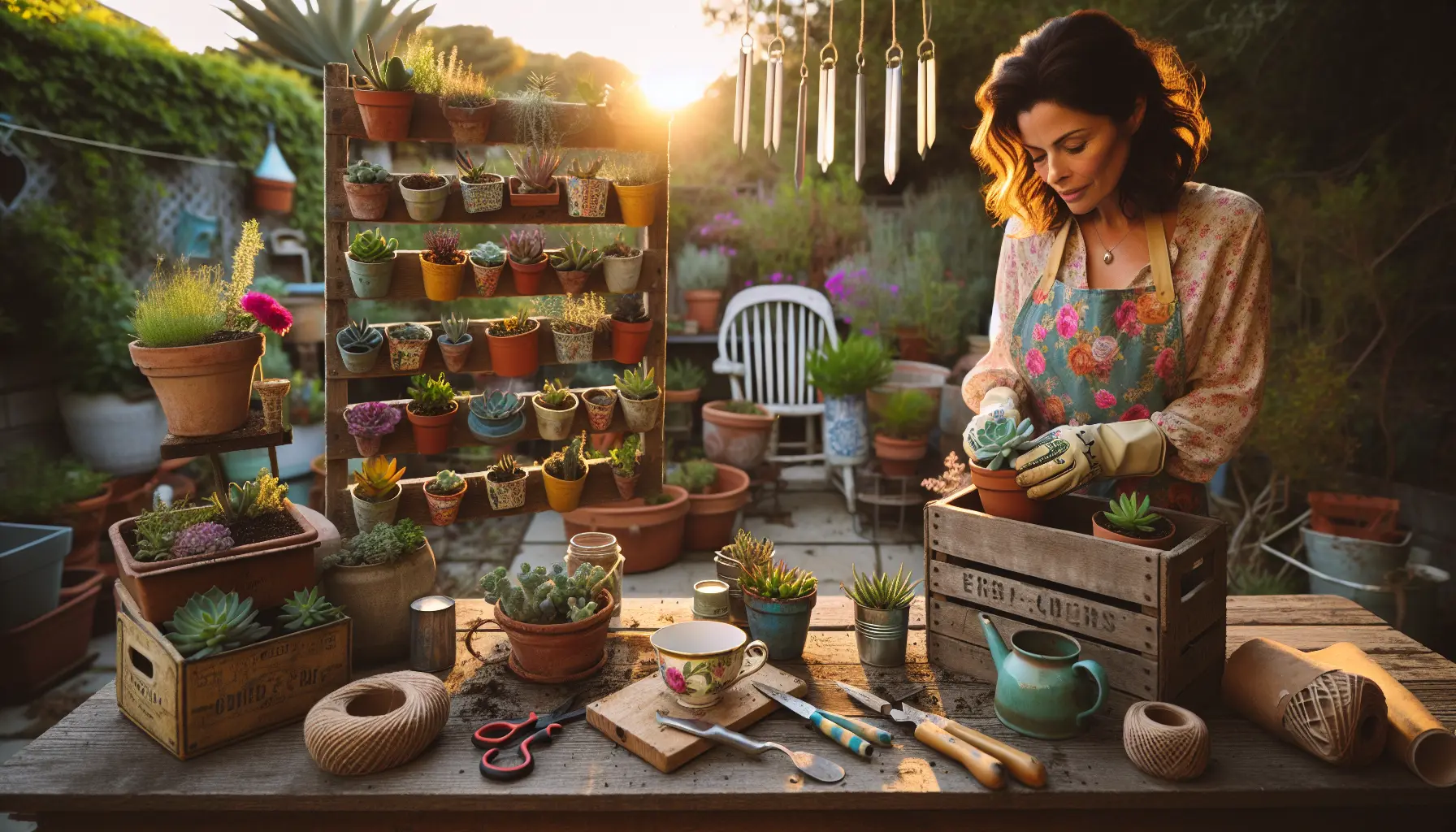 Upcycled Garden Crafts Bring Joyful Creativity to Your Outdoor Space