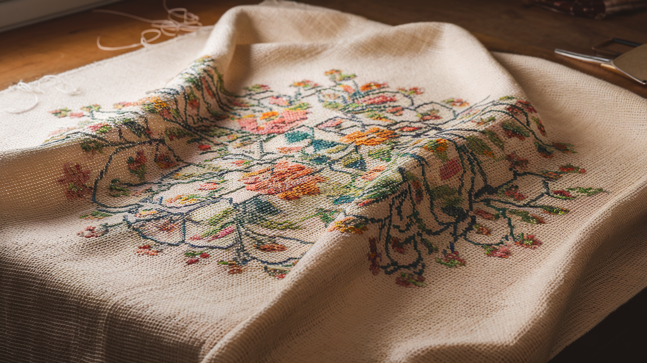 How To Manage Large Cross Stitch Fabric For Big Projects